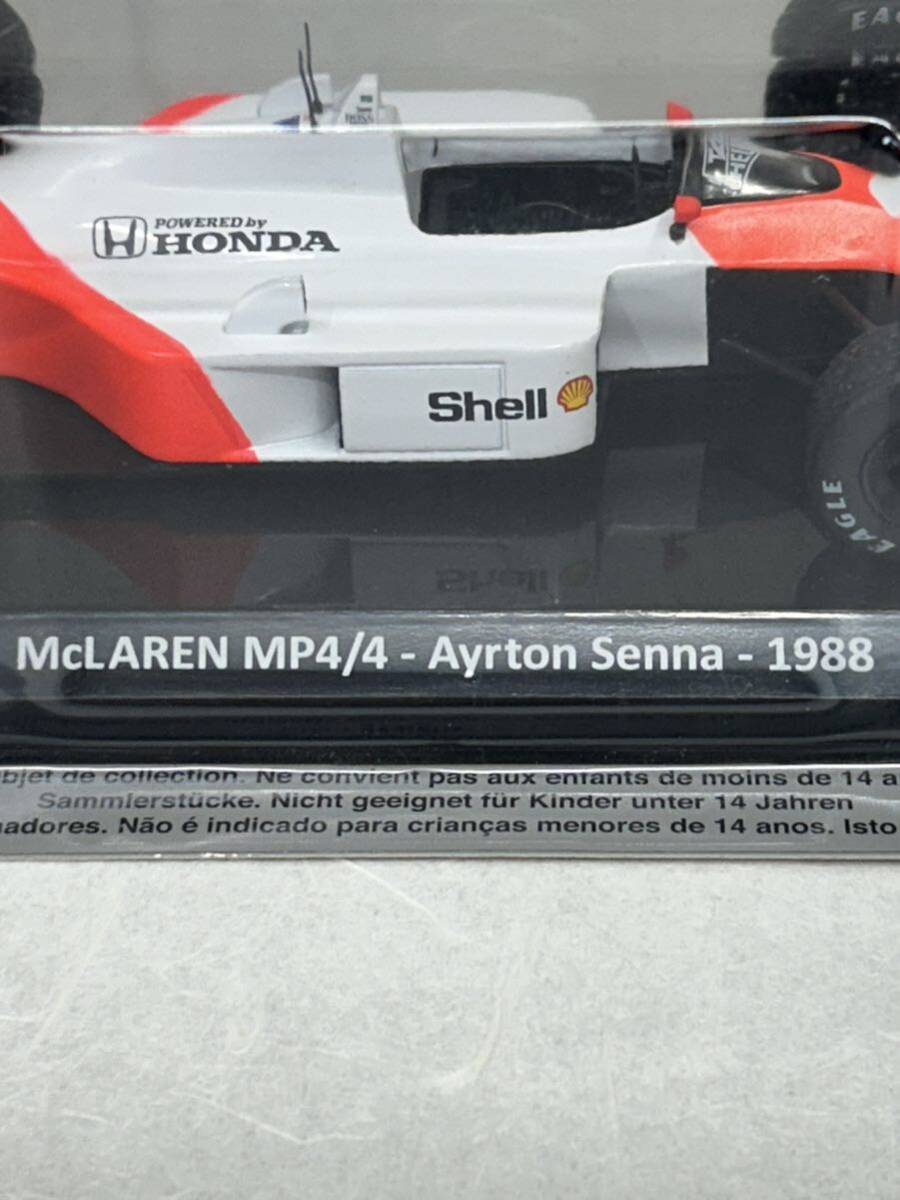 デアゴスティーニ『1/24 McLAREN MP4/4 - Ayrton Senna - 1988 マクラーレン アイルトンセナ F1_画像3