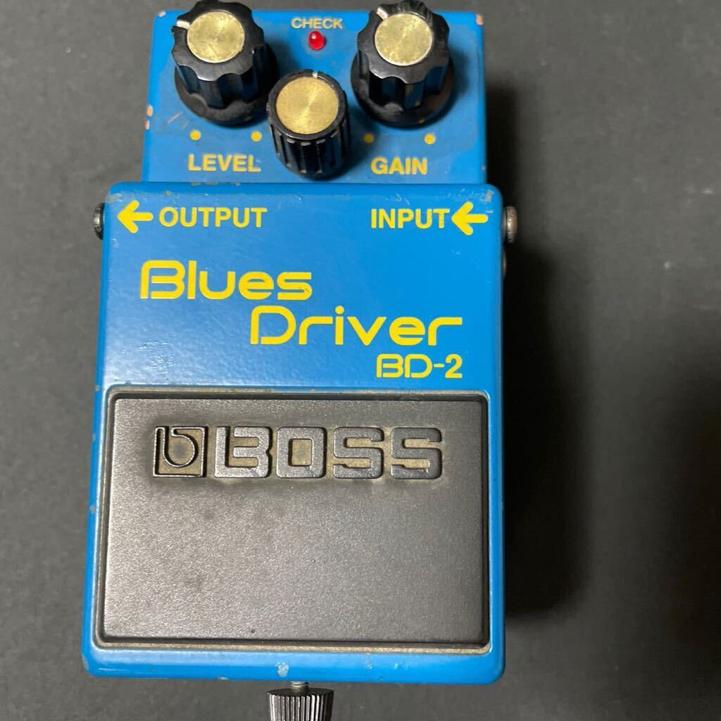 3$16 BOSS(ボス) Blues Driver BD-2 DJ92153 エフェクター オーバードライブ ギター DJ92153 ジャンク品 ACアダプター付属_画像2