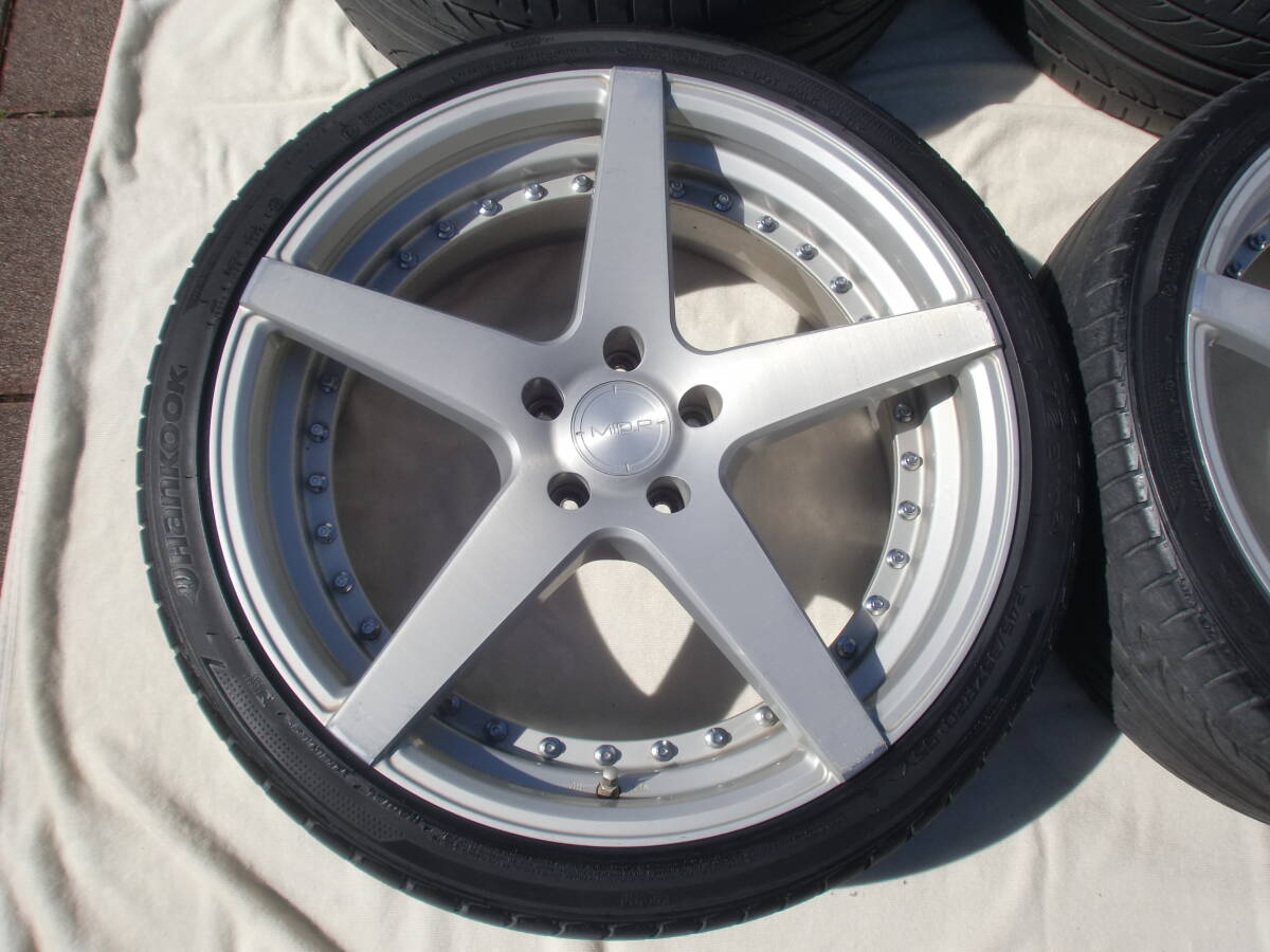 良品 MID.R S5.1D & Hankook 245/35R20 アルファードヴェルファイアソアラスープラエルグランドフーガシーマ等に　手渡大歓迎　送料安！_画像4