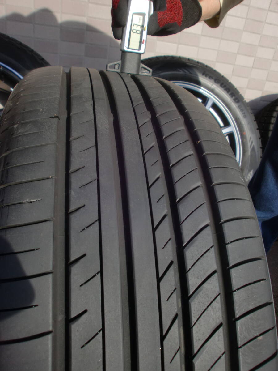 MODELLISTA WingDancer & 良品 23年製 8.4~7.9mm山 ヨコハマ ADVAN dB V552 245/40R20set アルファードヴェルファイア等に 手渡し大歓迎の画像8