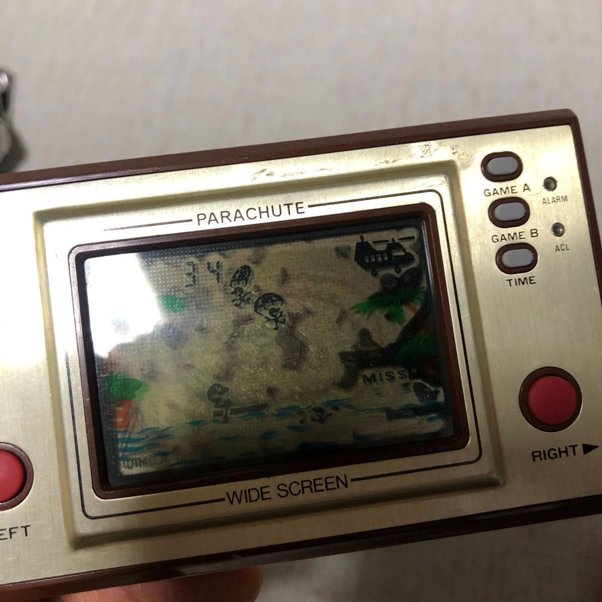 ジャンク ゲームウォッチ 初代 1981 パラシュート PR-21 ポピー ジャンク ゲームウォッチ 初代 1981 パラシュート PR-21 ポピー