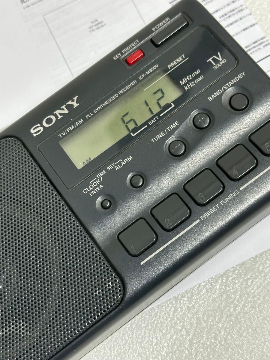SONY ICF-M350V ポータブルラジオ