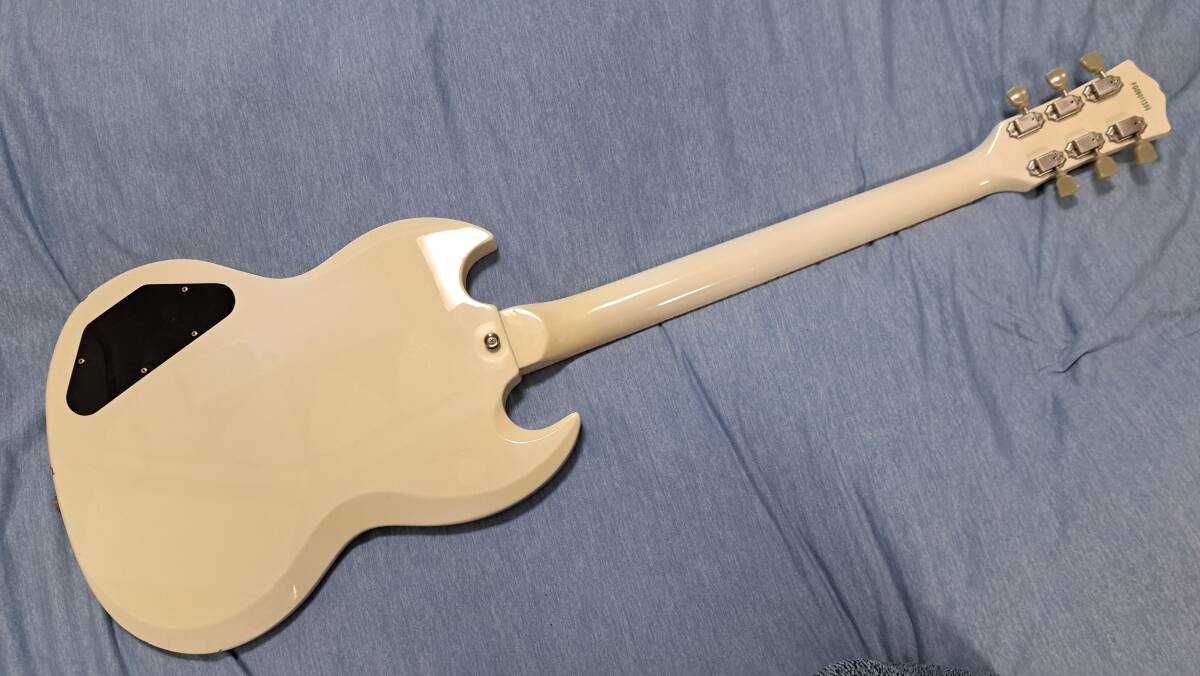 パーツ欠品につきジャンク品 Burny SG Guitar Super Grade バーニー フェルナンデス ギター の画像6