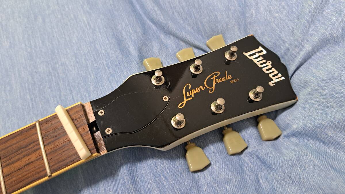 パーツ欠品につきジャンク品 Burny SG Guitar Super Grade バーニー フェルナンデス ギター の画像4