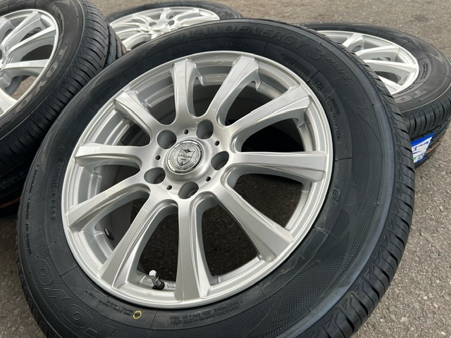 2024年製 新品国産タイヤ付 ジョーカー 16インチ 6.5J+40 205/60R16 プリウスα イプサム SAI ジューク 90系 ノア ヴォクシーの画像3