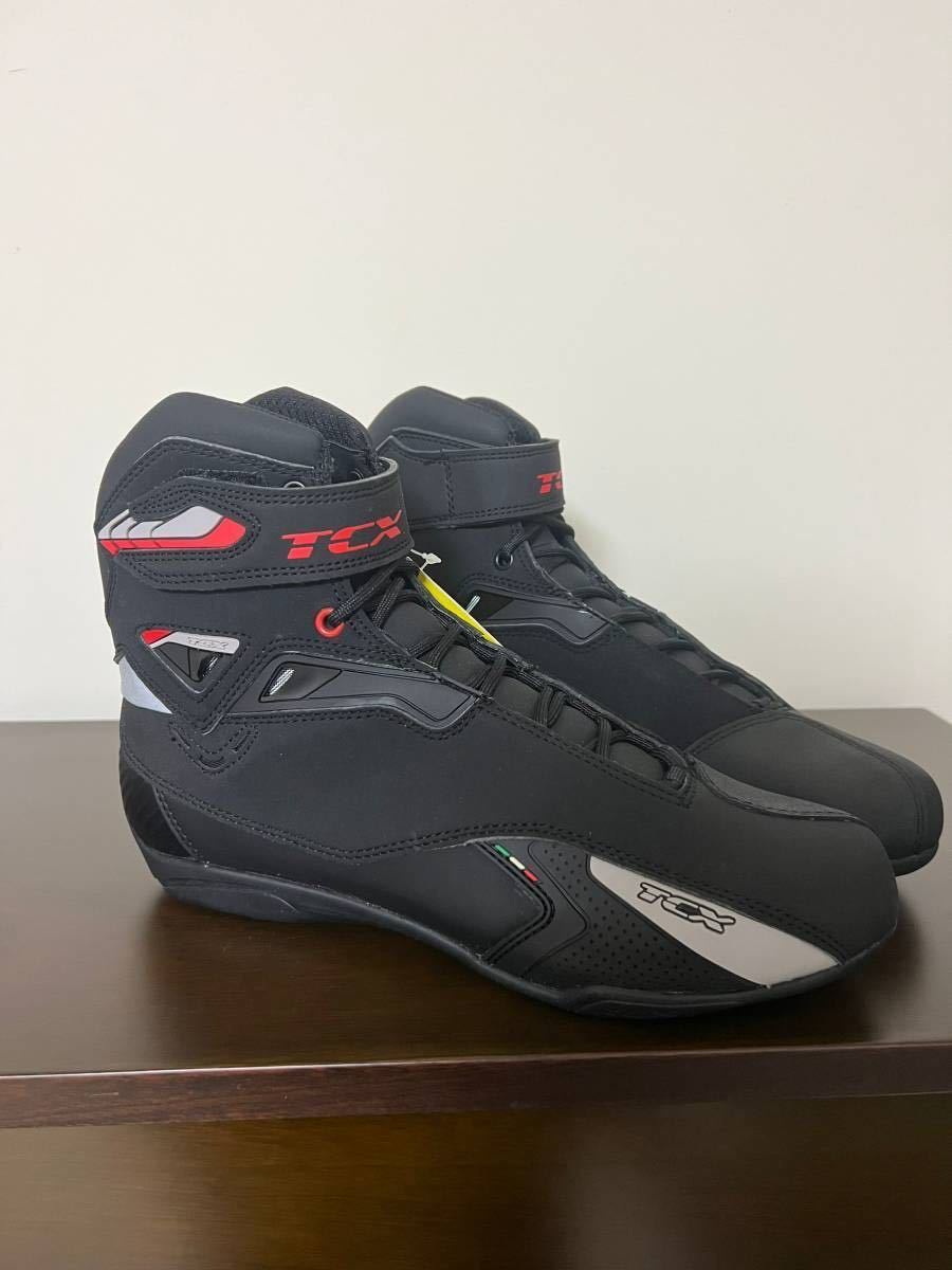 TCX ティーシーエックス RUSH WATERPROOF Boots ライディングブーツ ショートブーツ バイク 防水 ウォータープルーフ ラッシュ 黒 42_画像2