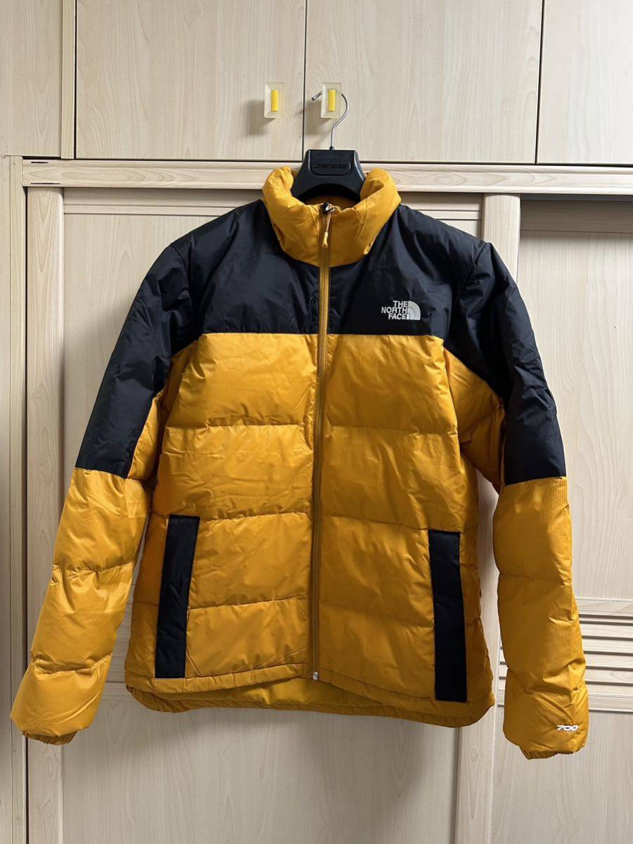 本物 THE NORTH FACE ザノースフェイス ダウンジャケット ブルゾン 防寒 アウトドア サイズL_画像1