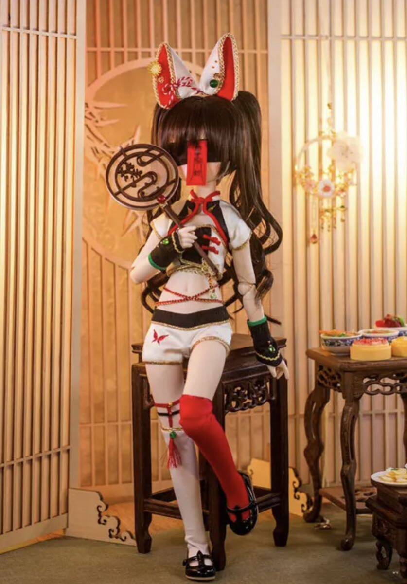 MDD キョンシー チャイナ服 衣装セット ドレス 1/4 MSD ドール服_画像1