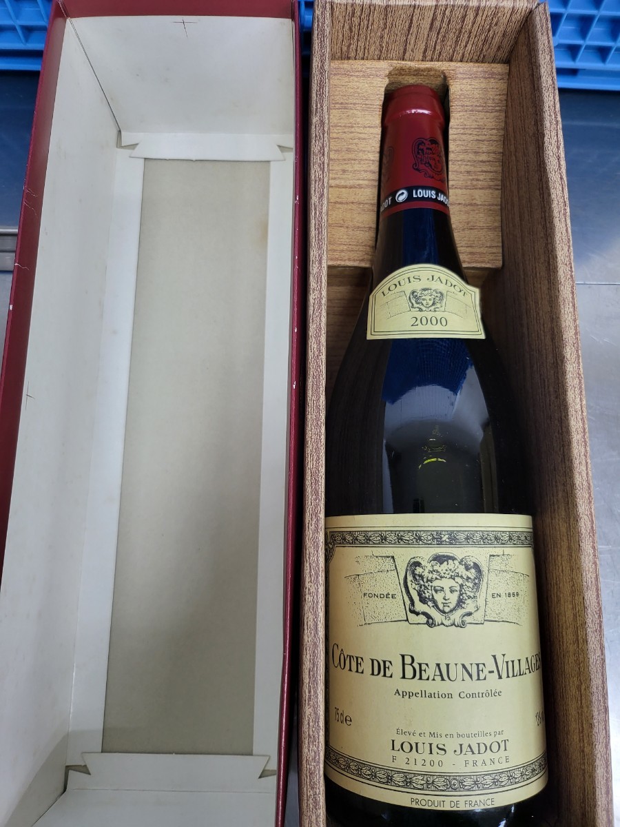 ★超希少 LOUIS JADOT ルイ ジャド 2000 COTE DE BEAUNE VILLAGES 日本リカー 750ml 13% 古酒 未開栓 箱付き_画像1