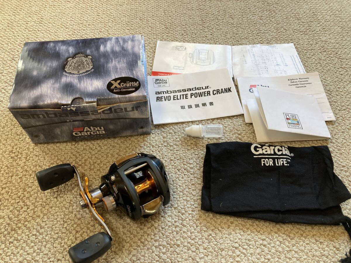 Abu Garcia　レボ エリート パワークランク L (左巻き)　未使用品_画像1