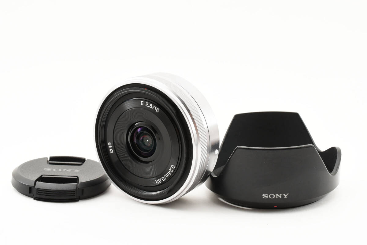 ソニー Sony 16mm F2.8 SEL16F28 Sony E-Mount レンズ #2096809の画像1