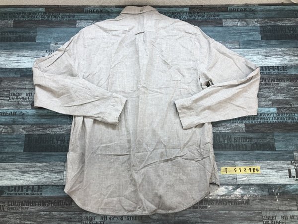 Timberland ティンバーランド メンズ ボタンダウン カラー長袖シャツ 大きいサイズ XXL 杢グレー_画像3