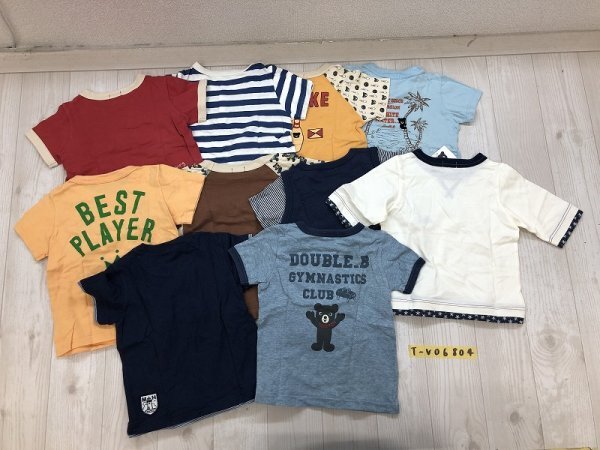 新品含む！ほぼ美品！DOUBLE.B MIKIHOUSE ミキハウス キッズ 男の子 100サイズ Tシャツ 10枚セット まとめ売り 赤白紺_画像3