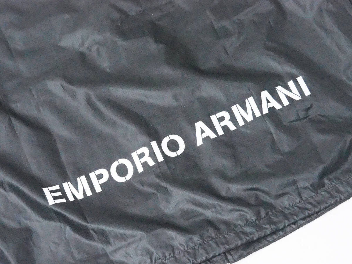 新品正規品 EMPORIO ARMANI エンポリオ アルマーニ 6K1B64 ウィンドブレーカー トラック ジャケット ブラック 48_画像7