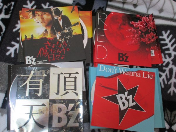 B'z （ビーズ）【４/CD+DVD】プラケースなし//「有頂天」「Don't Wanna Lie」「RED」「さよなら傷だらけの日々よ」の画像1