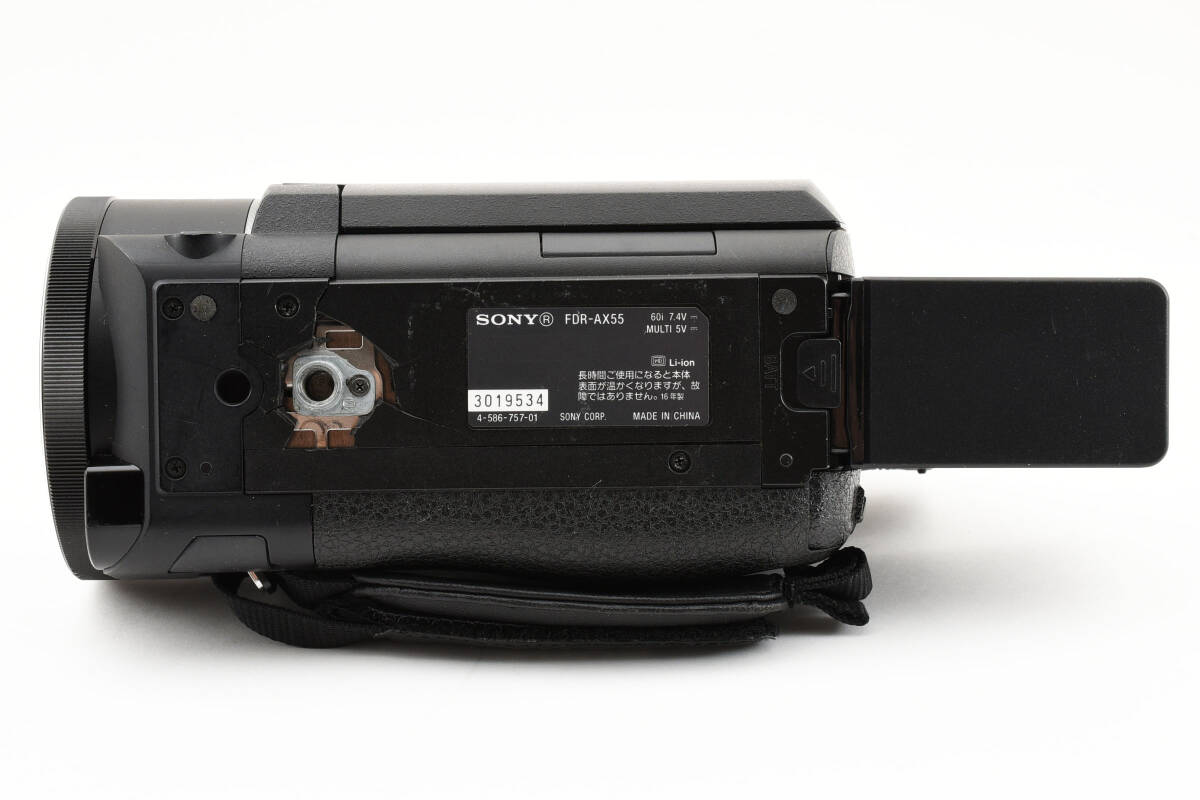 SONY FDR-AX55 デジタルビデオカメラ ハンディカム 4K #K2714の画像10