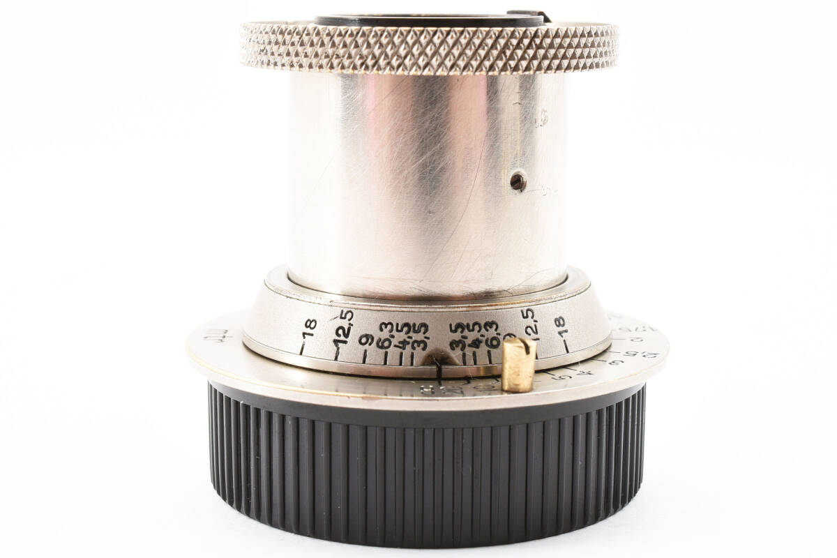 * rare * beautiful goods * Leica Leica Elmar 50mm f3.5 nickel front sphere coating have L ma-L mount 