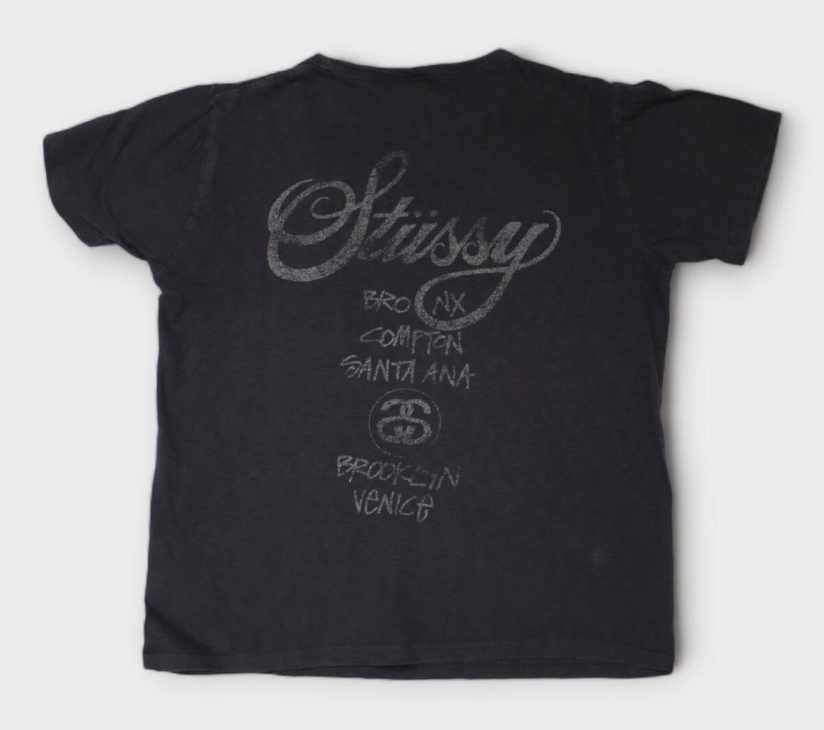 STUSSY ステューシー champion チャンピオン コラボTシャツ L レア 