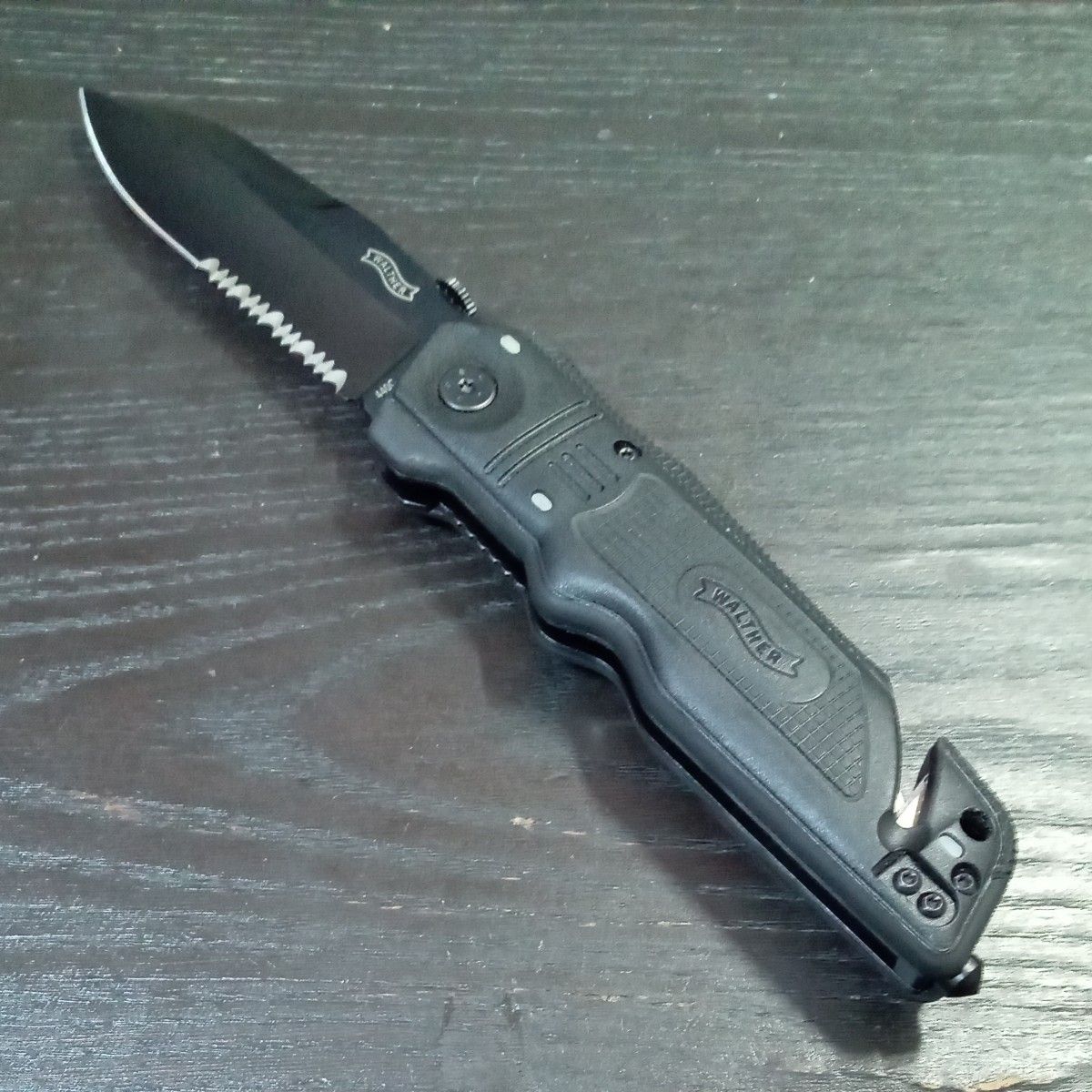 WALTHER(ワルサー) 折りたたみナイフ RESCUE KNIFE BK UMA50728 フォールディングナイフ