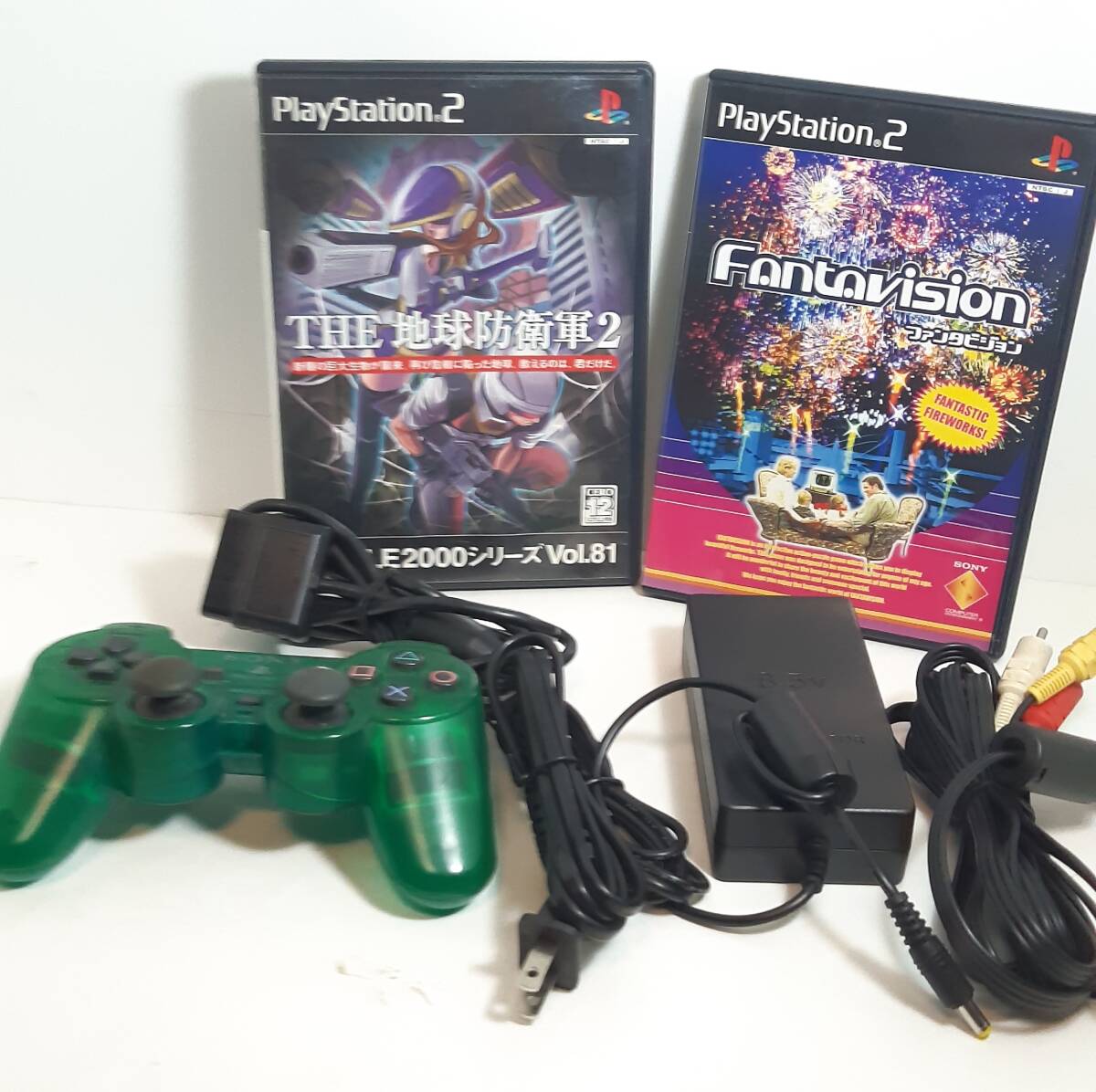 ★動作品★　ソニー　薄型プレステ2 SCPH-75000 CB フルセット Sony playstation2 slim_画像6