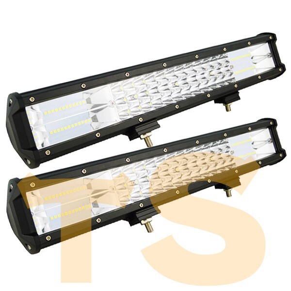 送料無料☆ トラック 20インチ ( ホワイト 6500K ) 20C-288W ジムニー 2個 12V/24V 288W LEDワークライト 作業灯 投光器 前照灯 22000LM