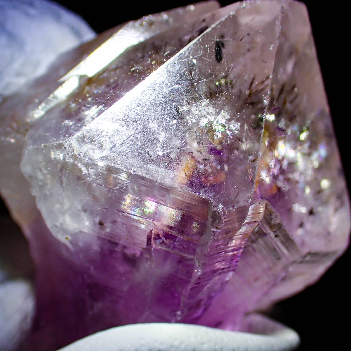天然石 アメジスト 紫水晶 ゴールド ルチル ポイント 水晶 風水 占い