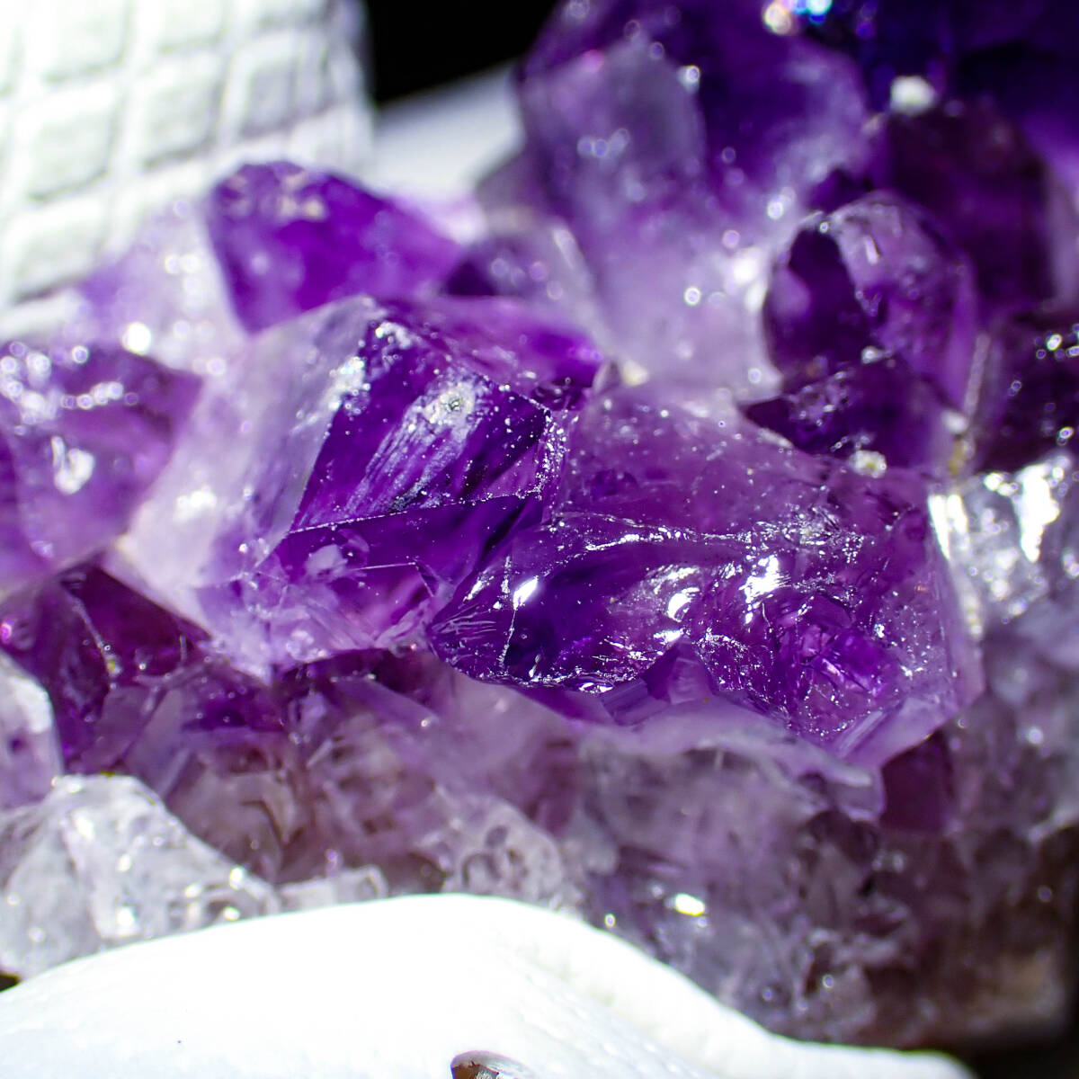 天然石 紫水晶 アメジスト アメシスト 結晶 パワーストーン クラスター 風水 占い 開運 金 金運 引き寄せ_画像6