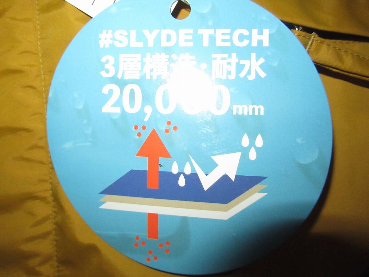 ★スライド/SLYDE★新品 L スノーボード ボードウェア ジャケット COACH ジャケット ベージュ 3層構造・耐水圧:20000mmの画像9