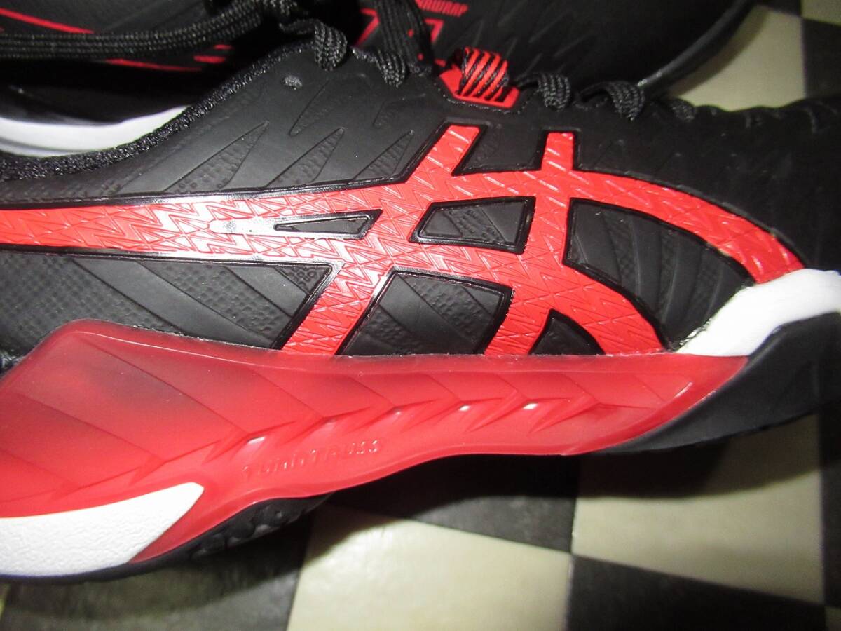 * Asics * новый товар blast FF 2/BLAST FF 2 26cm черный × электрический красный гандбол обувь 