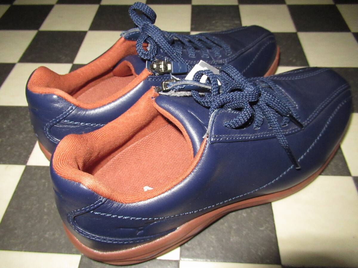 ★...★ новый товар 　LD40 IV 　 ходьба   обувь  　24ｃｍ（EEE)  Натуральная кожа 　 военно-морской флот 