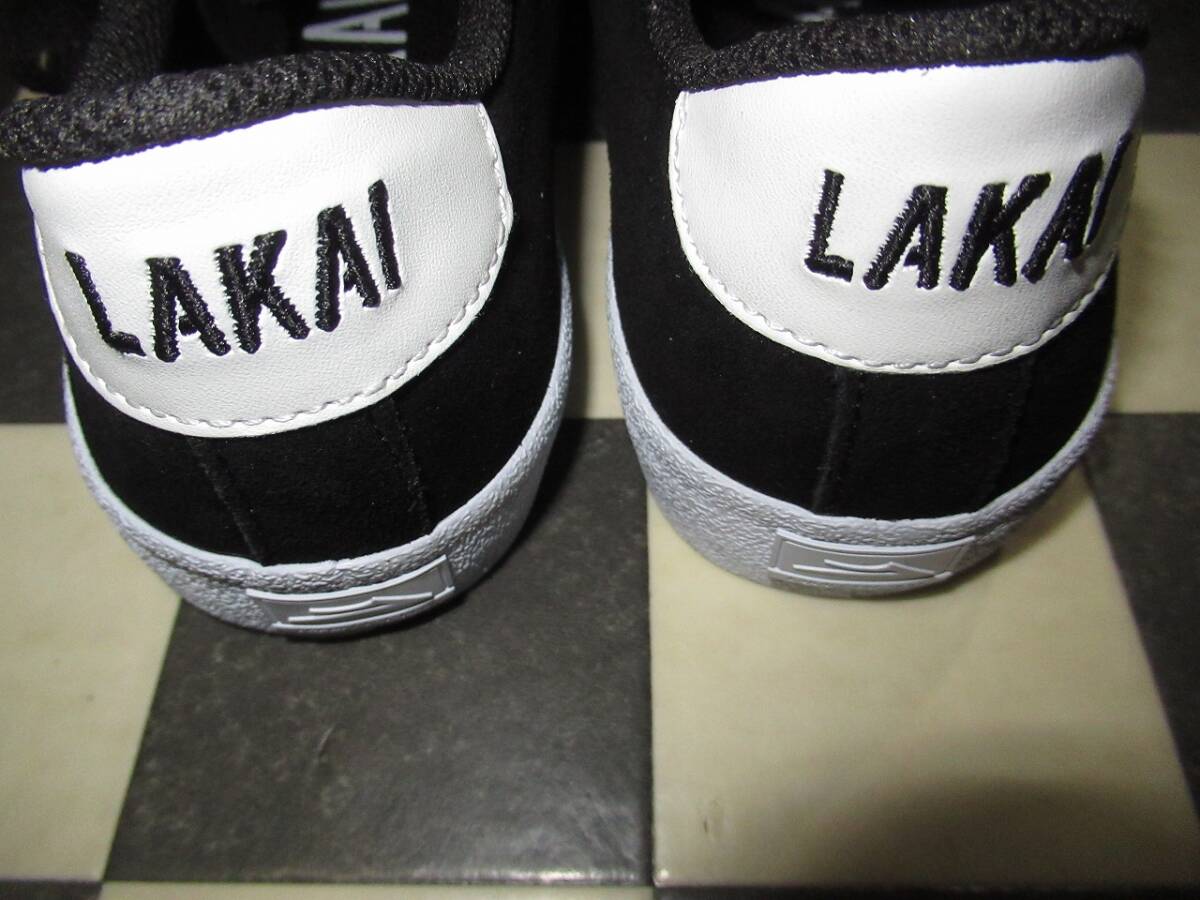 ★LAKAI/ラカイ★新品　NEWPORT BLACK WHITE SUEDE 　25ｃｍ　ニューポート ブラック ホワイト スエード ラカイ スケート SKATE スニーカー_画像9