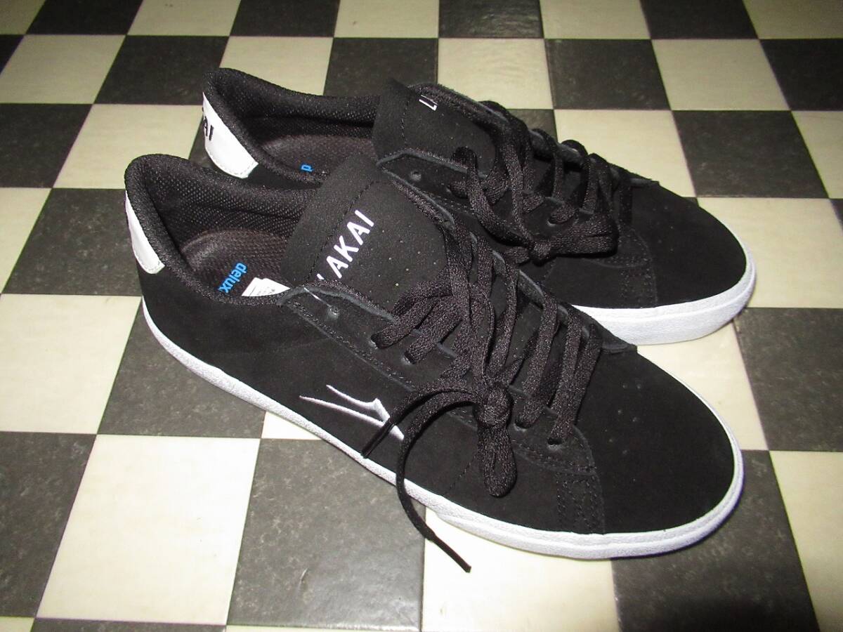 ★LAKAI/ラカイ★新品　NEWPORT BLACK WHITE SUEDE 　25ｃｍ　ニューポート ブラック ホワイト スエード ラカイ スケート SKATE スニーカー_画像5