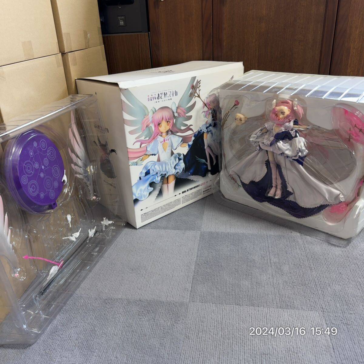 極美品　劇場版　魔法少女　まどかマギカ　叛逆の物語　まどか　アルティメットまどか　特大フィギュア　メディコムトイ_画像1