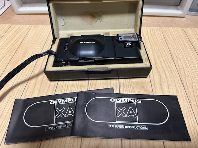 オリンパス　OLYMPUS　フィルムカメラ　XA＋A11　動作未確認_画像8