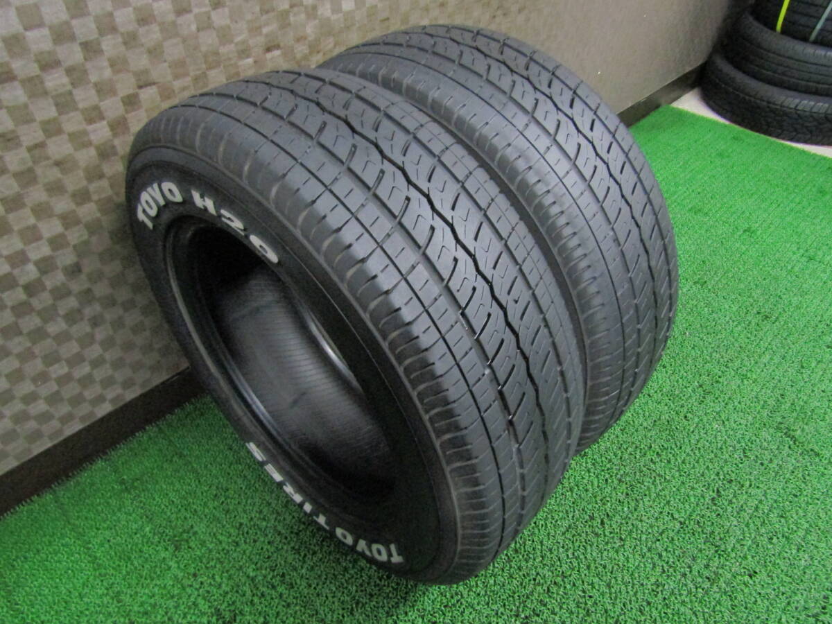 ☆送料無料☆7分山以上☆ホワイトレター☆TOYO TIRES TOYO H20 215/65R16C 109/107R 8PR 2本 トーヨー_画像4