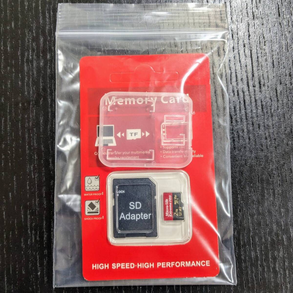 【2枚セット】　2TB microSD　★アダプター、プラケース付き★　マイクロSD microSDカード SDカード 1TB_画像3