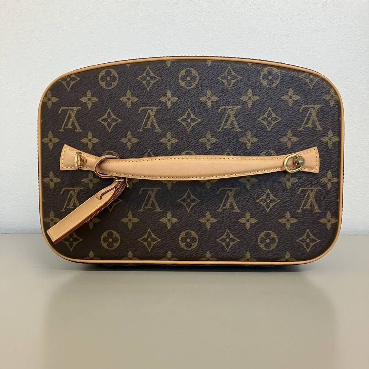 【未使用】LOUIS VUITTON ルイヴィトン モノグラム ニースBBバニティバッグ バニティ 化粧ケース ハンドバッグ M47280_画像2