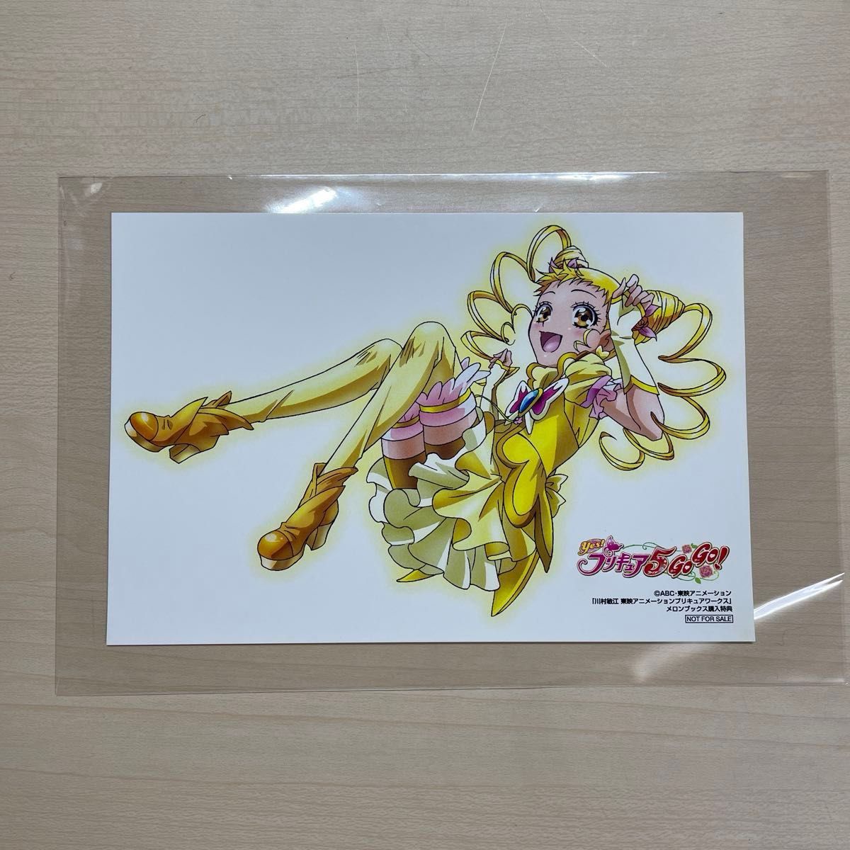 プリキュアワークス　キュアレモネード　川村敏江　東映アニメーション　メロンブックス購入特典　イラストカード　ポストカード