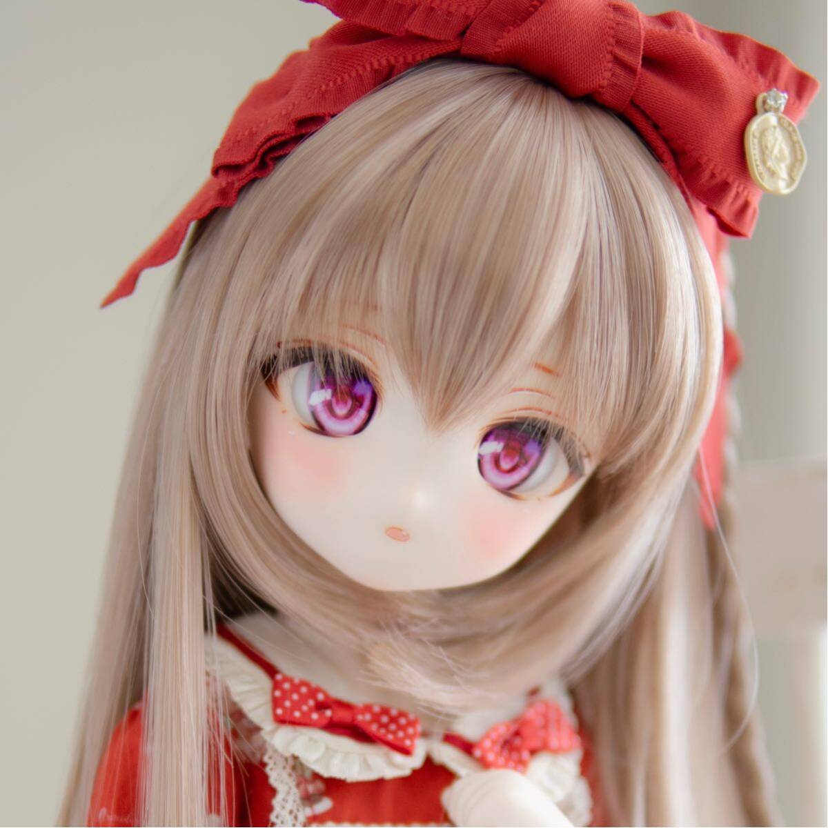 DDH-27 カスタムヘッド セミホワイト肌 ＋ ディーラー様製アイ_画像1