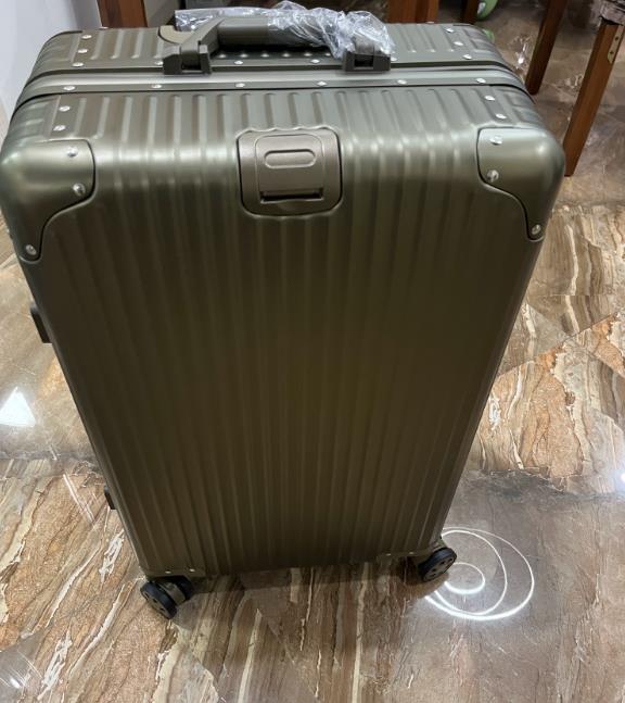  large, aluminium - Magne sium alloy suitcase, suitcase,TSA custom combination lock,26 -inch 
