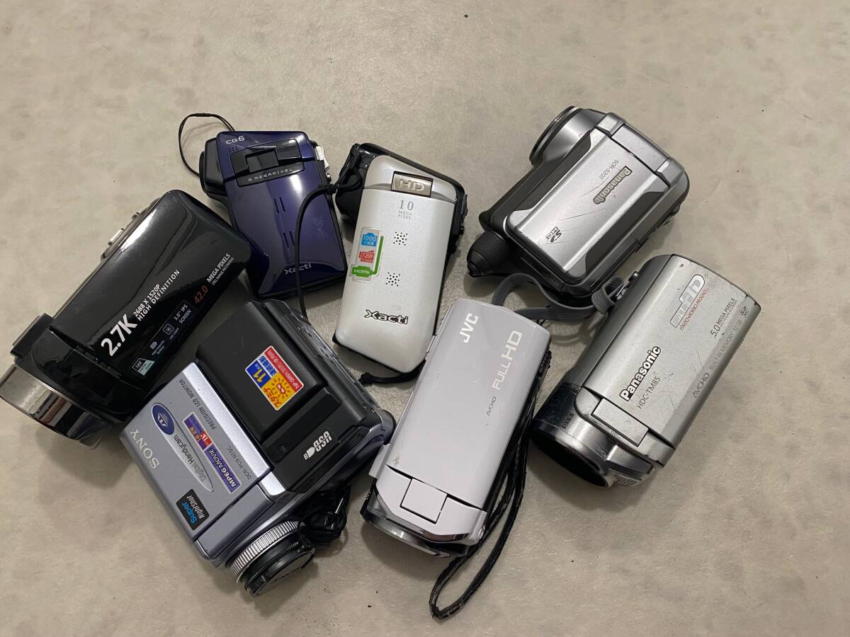 ジャンク品 デジタルビデオカメラ まとめて 約30台 （SONY Victor JVC Panasonic SANYO Xactiなど）JM40_画像6