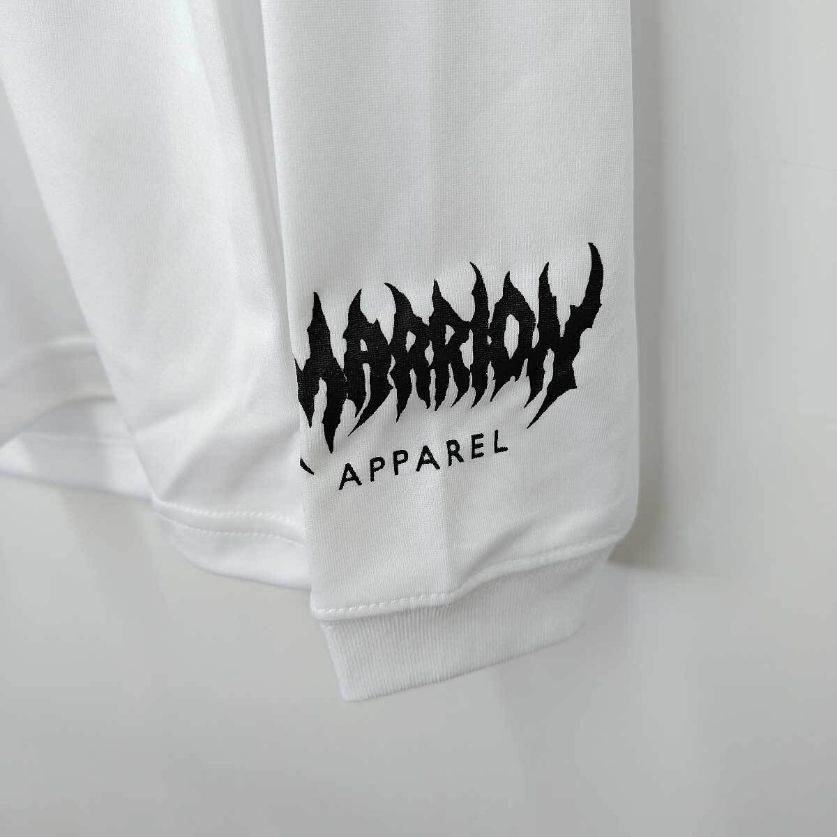 【中古・未使用品】MARRION APPAREL 長袖 Tシャツ ロンT ロングスリーブ マリアパ マリオンアパレル L ホワイト メンズ 格闘技_画像2