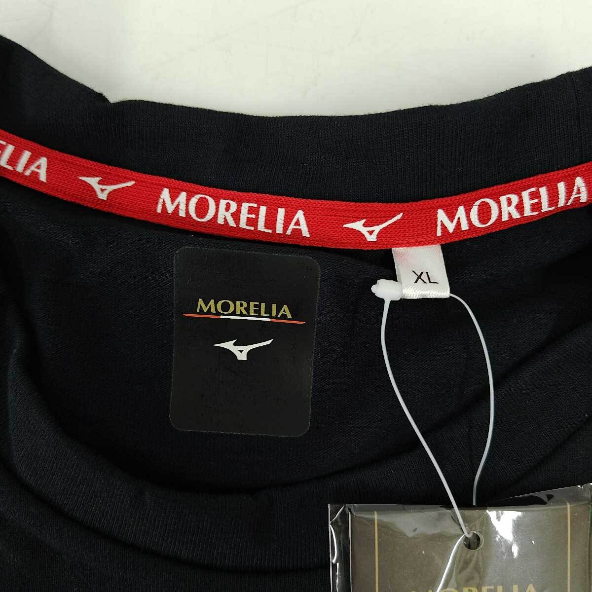 【中古・未使用品】ミズノ モレリア MORELIA 35th BIG Tシャツ 半袖 XL ブラック P2MA090109 メンズ MIZUNO_画像4