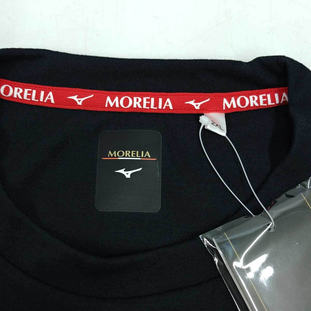 【中古・未使用品】ミズノ MORELIA モレリア 35th Tシャツ 2XL ブラック P2MA090009 メンズ MIZUNO_画像3