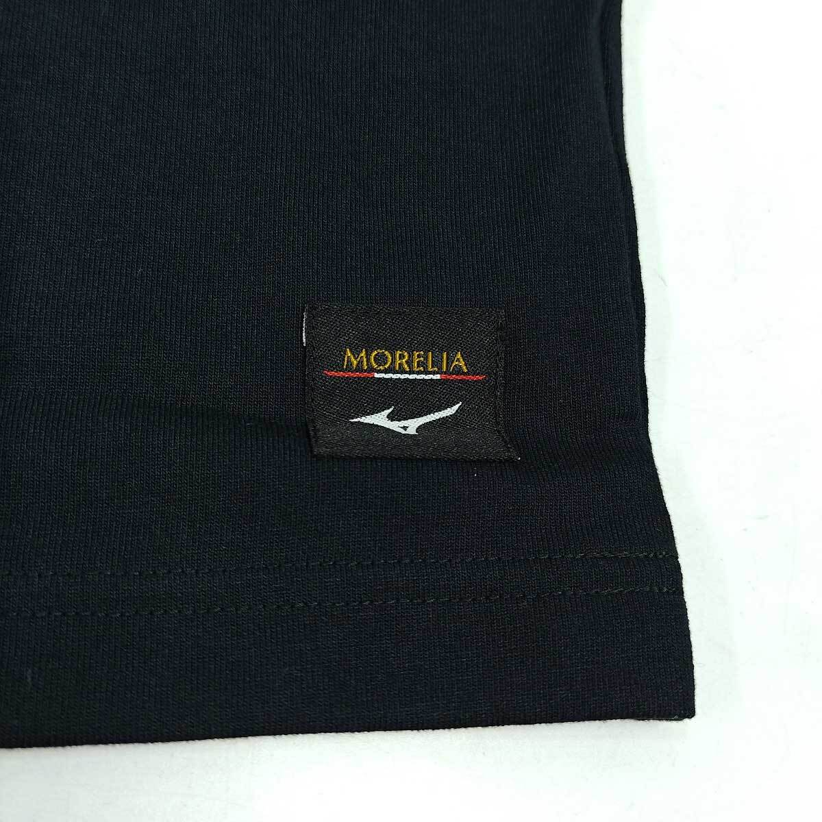 【中古・未使用品】ミズノ MORELIA モレリア 35th Tシャツ 2XL ブラック P2MA090009 メンズ MIZUNO_画像2