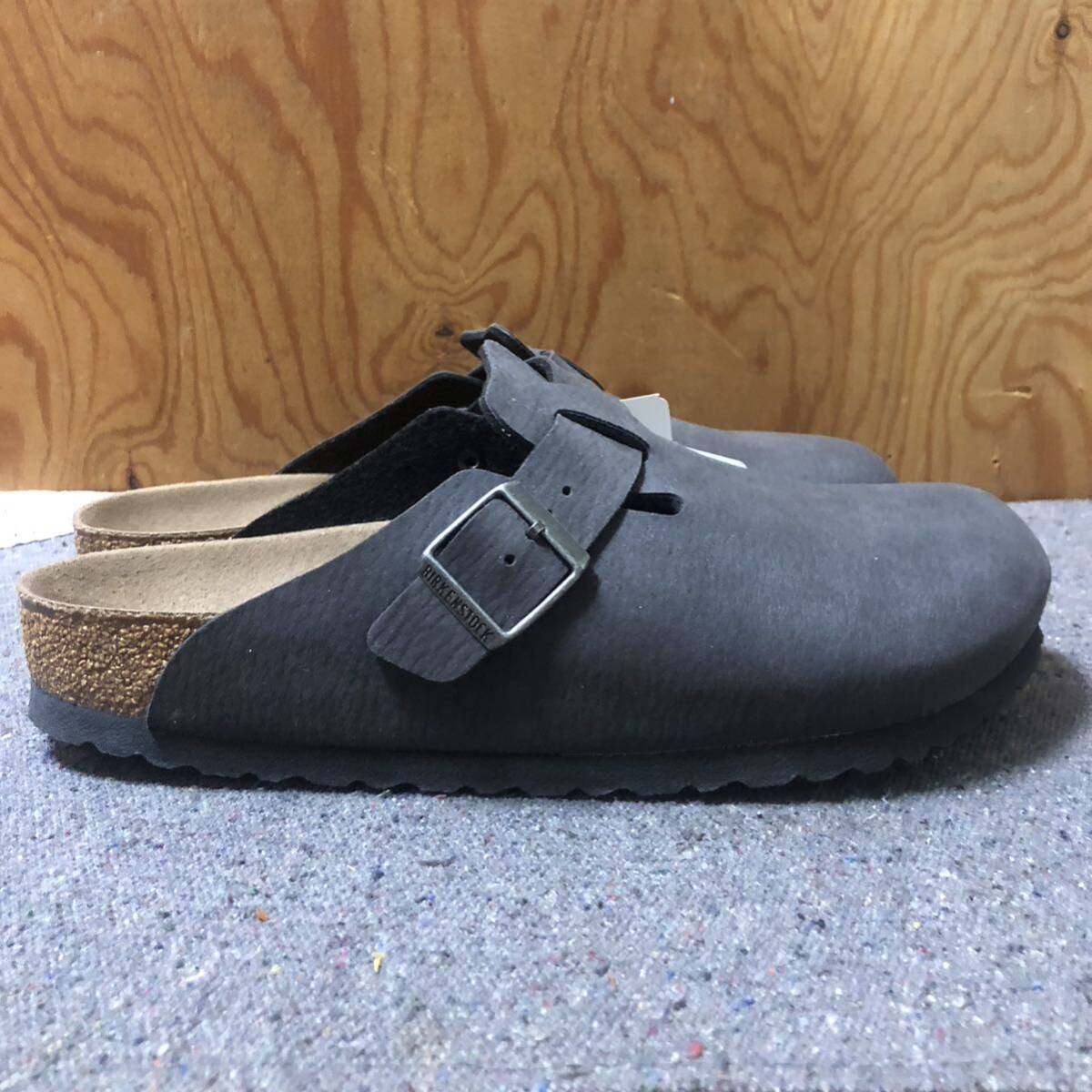 未使用 BIRKENSTOCK BOSTON ビルケンシュトック ボストン ブラック系 ヴィーガン 41 26.5cmの画像6