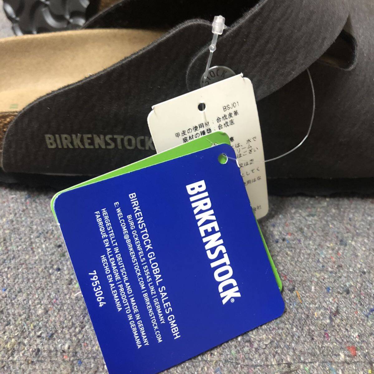 未使用 BIRKENSTOCK BOSTON ビルケンシュトック ボストン ブラック系 ヴィーガン 41 26.5cmの画像9