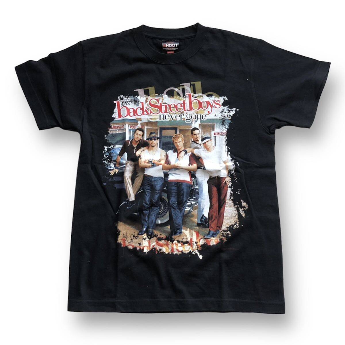 送料370円未使用　デッドストック　Backstreet Boys never gone 2006 バックストリートボーイズ　ワールドツアー Tシャツ バンドTシャツ S_画像1