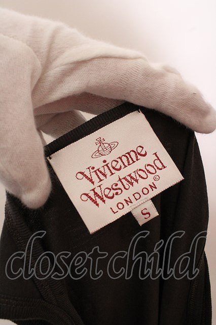 【USED】Vivienne Westwood /Buy less Choose wellタンクトップS グレー 【中古】 O-24-02-25-027-to-IG-ZH_画像5