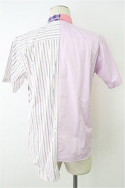 COMME des GARCONS SHIRT ギンガムチェック半袖シャツ 【中古】 20-09-13-014-1-BL-CD-OD-ZH_画像2